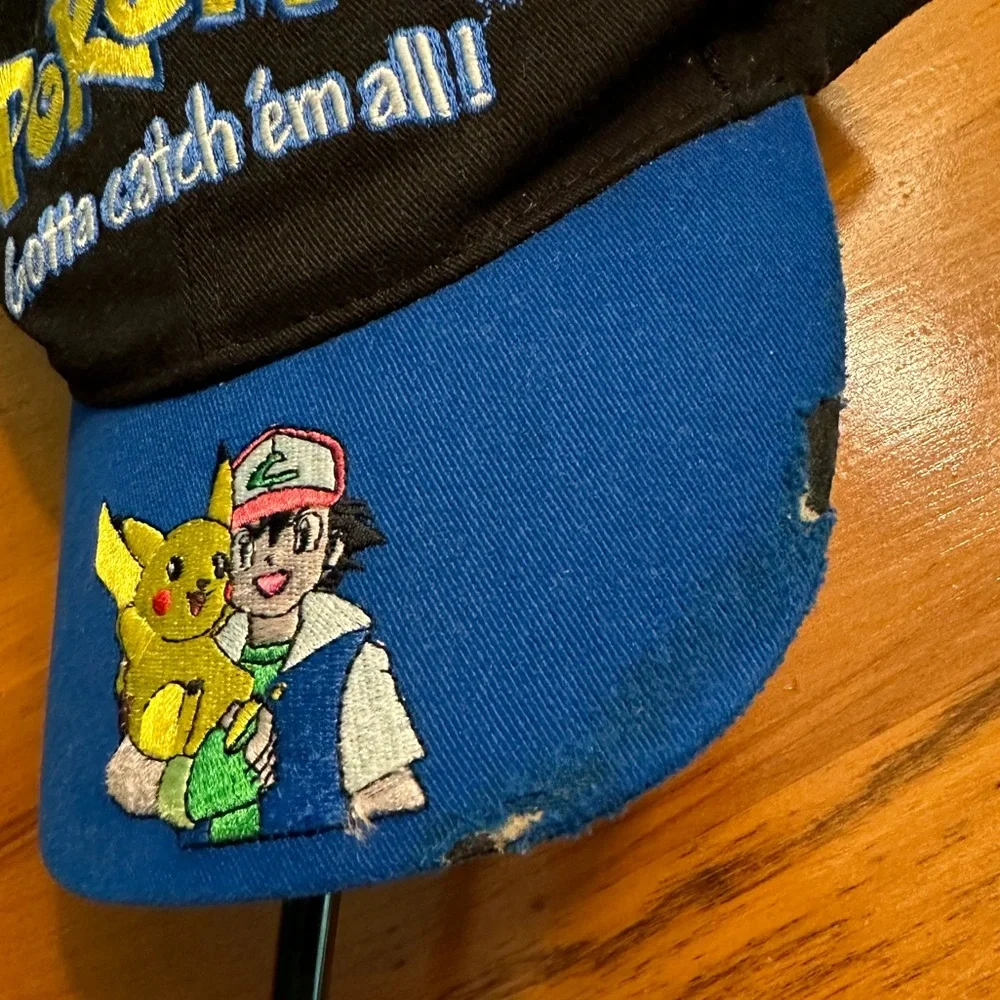 Nostalgic 90s Era Collectible Pokemon Gaming Retro Vintage Grunge Ballcap Hat